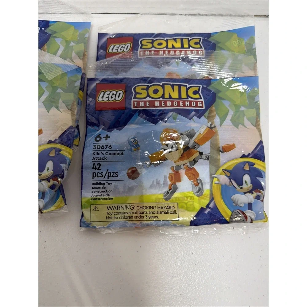 LOT OF‎ 4 LEGO Sonic Kiki's Coconut Attack 30676